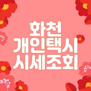 화천 개인택시 시세조회